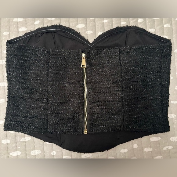 Tweed Sweetheart Neckline Corset
Tube Top - Picture 5 of 5